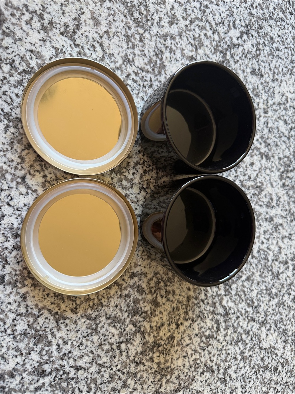 Z Gallerie Multi-use Storage Duo - Set Of 2 Ceramic Canisters with Metal Lids - Picture 6 of 7